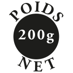 Poids net 200g